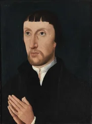 Portrait of a Man with Folded Hands